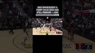 Took the hit, still finished&hellip; light work 😤 #ColdGame #uconn #uconnbasketball #hooptalk #basketball