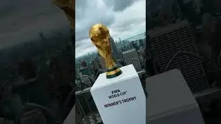 Searching for the World Cup trophy at the 2026 Host City Announcement! 🏆 | #Shorts