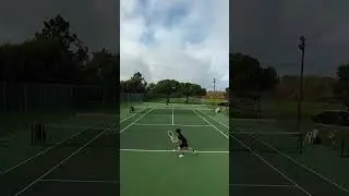 Jogando com um colega de treino_313 #tennis #tennislife