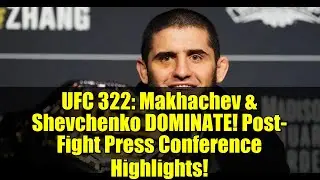 UFC 322: Махачев и Шевченко доминируют! Лучшие моменты пресс-конференции после боя!