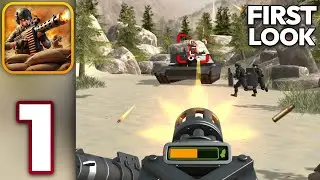 Infantry Attack: War 3D FPS - Walkthrough Gameplay Part 1 - First Look (iOS, Android)