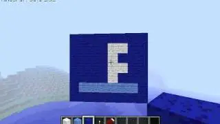 Minecraft recreation: FaceBook Logo