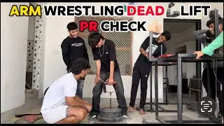 Arm wrestling Dead Lift👈🏻 ~ PR Lifts with @DRAFTXXX  Kushal @SULTAN_23X #armwerstling #armsport