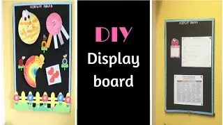 DIY Display Board - Easy Way Of Making Pinboard At Home