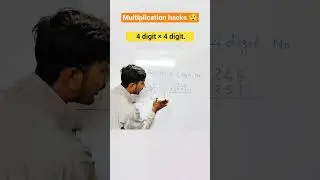Multiplication ❌ trick #shorts #education #maths #competitiveexams #tricks