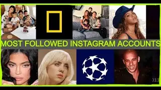 Most Followed Instagram Accounts (2010-2021)