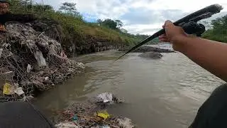 Mancing Nilem di Sungai Mbelan Gunung Lemah