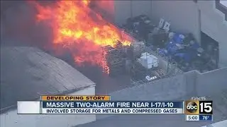 Massive industrial fire in Phoenix under control