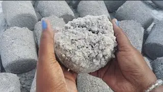 HBD 💐 KARISHMA✅ 🥳 Fresh Cement Sand Crumbling Sounds | Relaxing ASMR Texture Therapy
