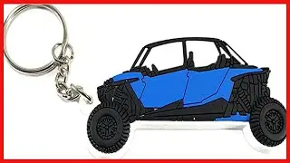Heavy Duty 4 Seat RZR XP 1000 Rubber Keychain