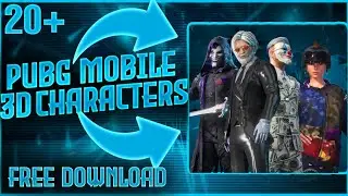 PUBG MOBILE 3D PNG'S PACK | PUBG MOBILE 3D RENDER PACK | PART 1