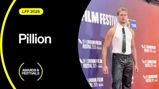 Harry Lighton, Alexander Skarsg&aring;rd & Harry Melling on PILLION | BFI London Film Festival Red Carpet