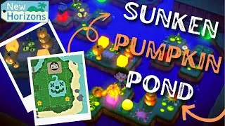 Sunken Pumpkin Pond Speed Build | Animal Crossing New Horizons