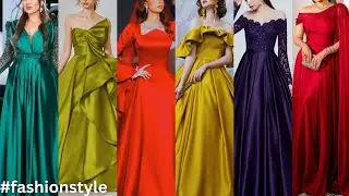 Beautifilul Satin Gown Designs || Long Maxi Satin gown Dress ||  Party Gown Designs ||#fashionstyle