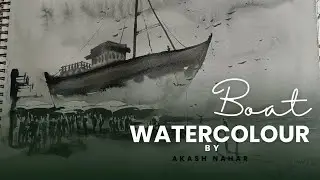 Watercolor of Boat...