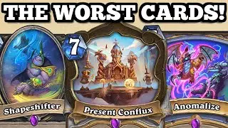 The TEN WORST cards from Across the Timeways!