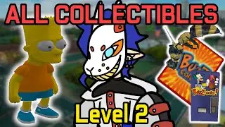 The Simpsons Hit & Run - ALL COLLECTIBLE LOCATIONS - Level 2 #retroachievements