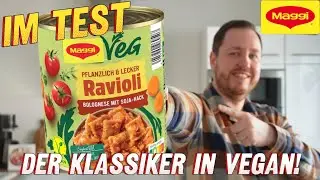 MAGGI: Ravioli Veg Bolognese mit Soja-Hack im Test