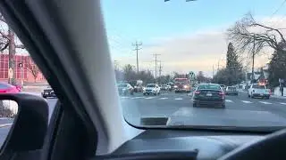 Montgomery county fire paramedic engine 719 returning 