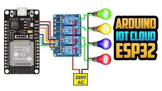 Arduino IOT Cloud with ESP32 Relay Control