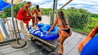 Extreme UpHill WaterSlide at Ondaland