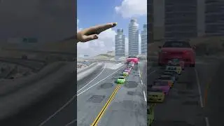 Colorful Small To Giant Cars vs Slap #36