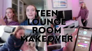 Teen lounge room makeover ~ Erin and Maddy
