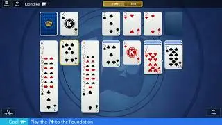ᐈ 11 August 2019 - KLONDIKE SOLITAIRE - Microsoft Solitaire Collection (7 spades to the foundation)