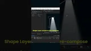 make Light ray in after effect Tutorial #afterefects