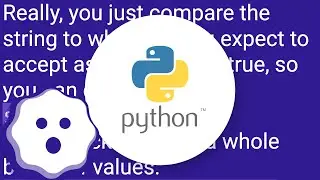 Converting from a string to boolean in Python