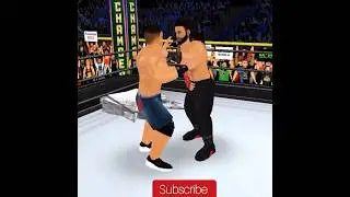 John Cena AA Roman Reigns #shorks #wwe #romanreigns #johncena #wr3d #2k23 #wrestlingempire