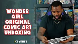 Comic Book Art Unboxing! - Original Wonder Girl Cover Art Issue #6 Yara Flor by Matteo Scalera