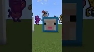 Minecraft pixel art (dyed sheep) #viral #pixelart #minecraft #minecraftshorts #gaming