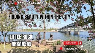 Walking tour in Little Rock, Arkansas - Riverfront Park | Vogel Schwartz Sculpture Garden