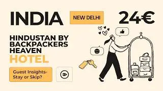 Hotel Room Tour-INDIE-NEW DELHI-Hotel Hindustan By Backpackers Heaven