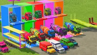🚑Epic Police Car & Ambulance Transport in FS22! | Emergency Vehicle Simulator | Farming Simulator 22