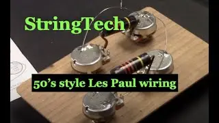 50's Style wiring for VOS LP Standard / Pre-wired electronics harness@StringTechWorkstations