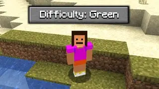 Minecraft, But You Can ONLY Touch GREEN