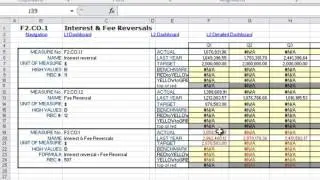 Banking Performance Dashboard, Excel 8of 14