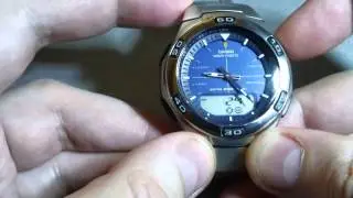 Сasio Wave Ceptor wva 105h ручная установка времени  FULL HD