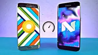 Samsung Galaxy S7 Edge - Android 8.0 Oreo vs 7.0 Nougat - Speed Test!