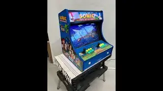 Sonic The Hedgehog Retro Bartop Arcade Machine, 3000 Classic Games, 24 Inch Screen