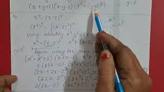 Exercise  14.2  l Ques  4,5  l Ch 14 Factorisation  l Class  8 maths  l