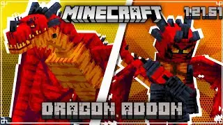DRAGON ADDON!!! | Minecraft Skyveil Wyverns Addon for 1.21