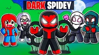Spiderman Turns Into DARK SPIDERMAN In Roblox....
