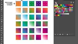 Gradient matrix generator Adobe Illustrator script tutorial