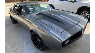 1967 Chevy Camaro Time Lapse Engine Installation 8 hours in 4 minutes
