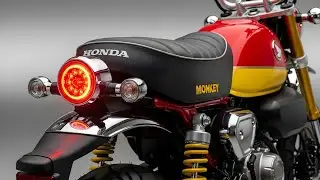 Honda Monkey 125 2026 года вернулась! 😱 Мини-мотоцикл, покоривший интернет!