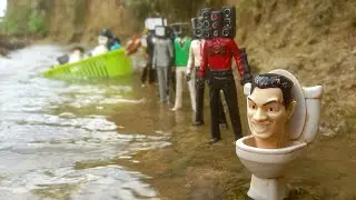 Mencari SKIBIDI TOILET di Sungai.💦Tv man,Tv woman,Speakerman,Cameraman,Clockman,Gman,all characters