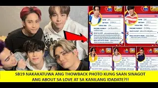 SB19 NAKAKATUWA ANG KANILANG MGA SAGOT NOON ABOUT SA LOVE AT SA KANILANG MAKAKADATE ALAMIN